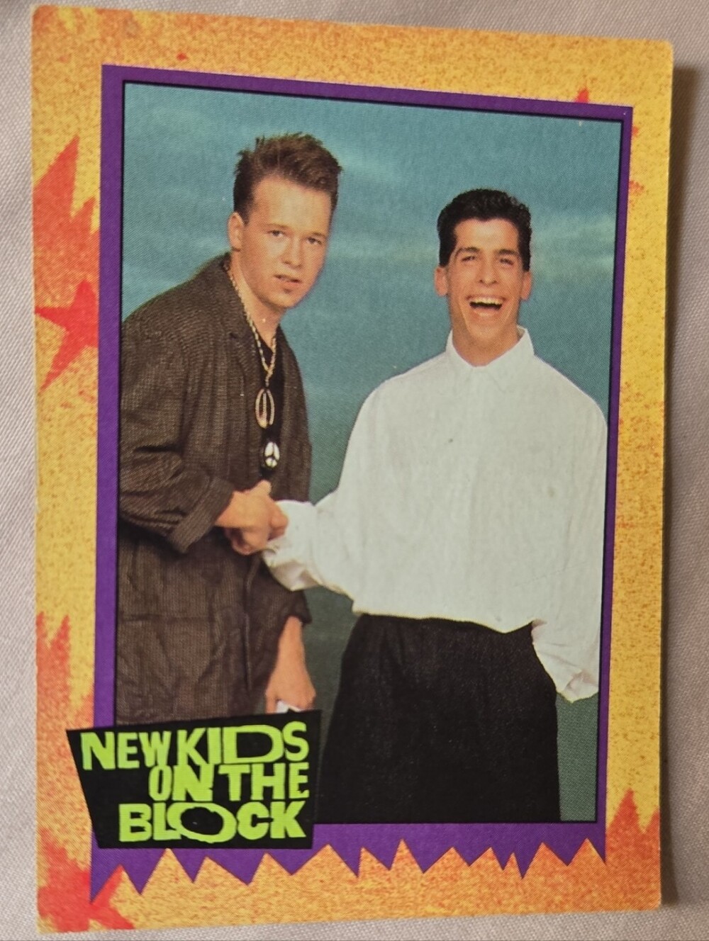 New Kids On The Block Vintage Trading Card - #87